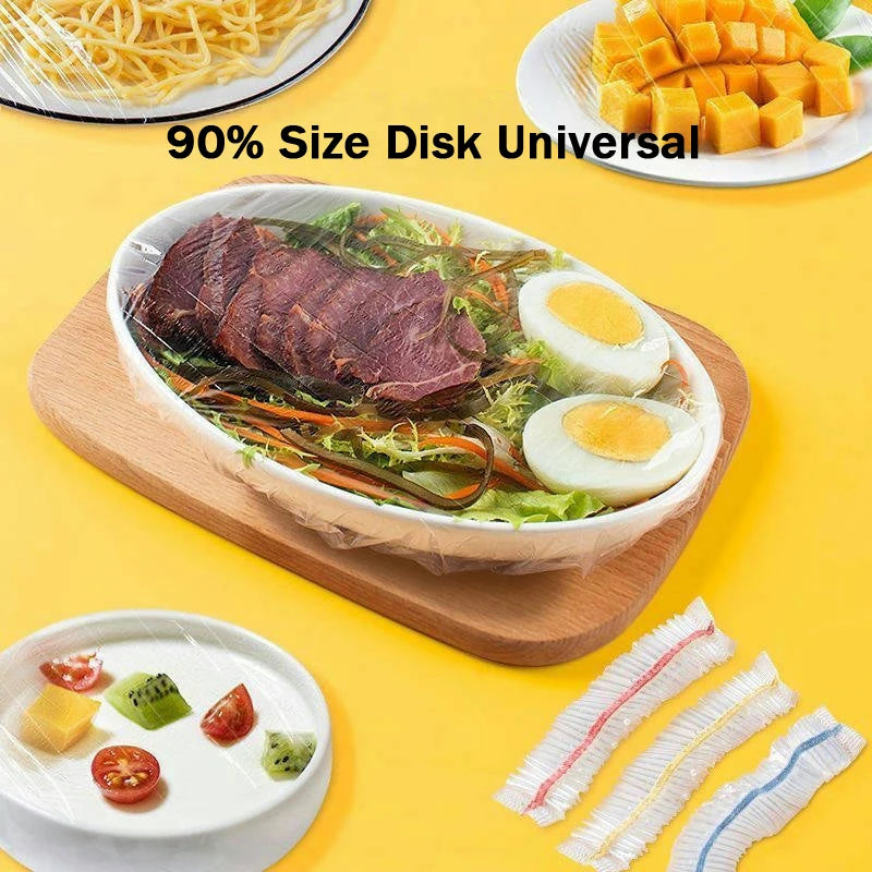 Plastic Food Cover Bags Food Grade Fresh-keeping Transparent Packaging Bag Reusable Wrap Kitchen Disposable Colorful Cling 2030
